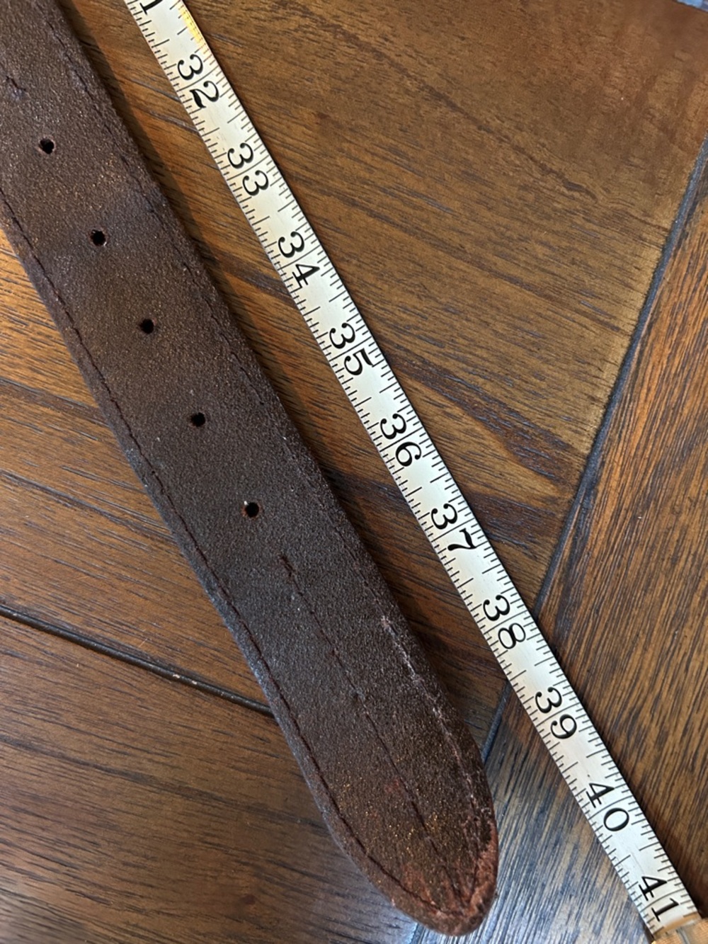 American Eagle Outfitters Genuine Leather Studs and Stitching Belt - Picture 7 of 8